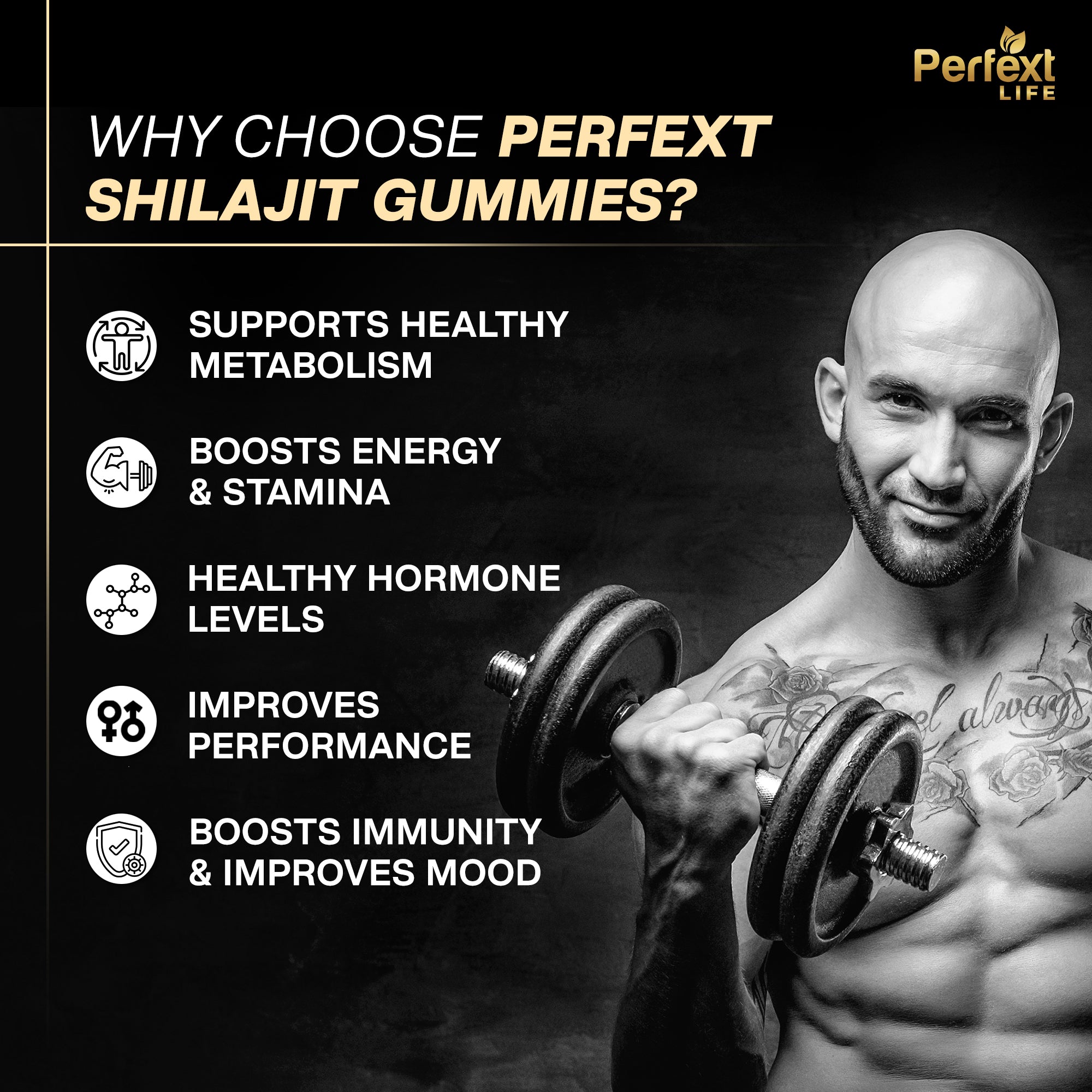 Shilajit Gummies - Pure Shilajit & KSM-66 Ashwagandha Boosts Stamina & Strength