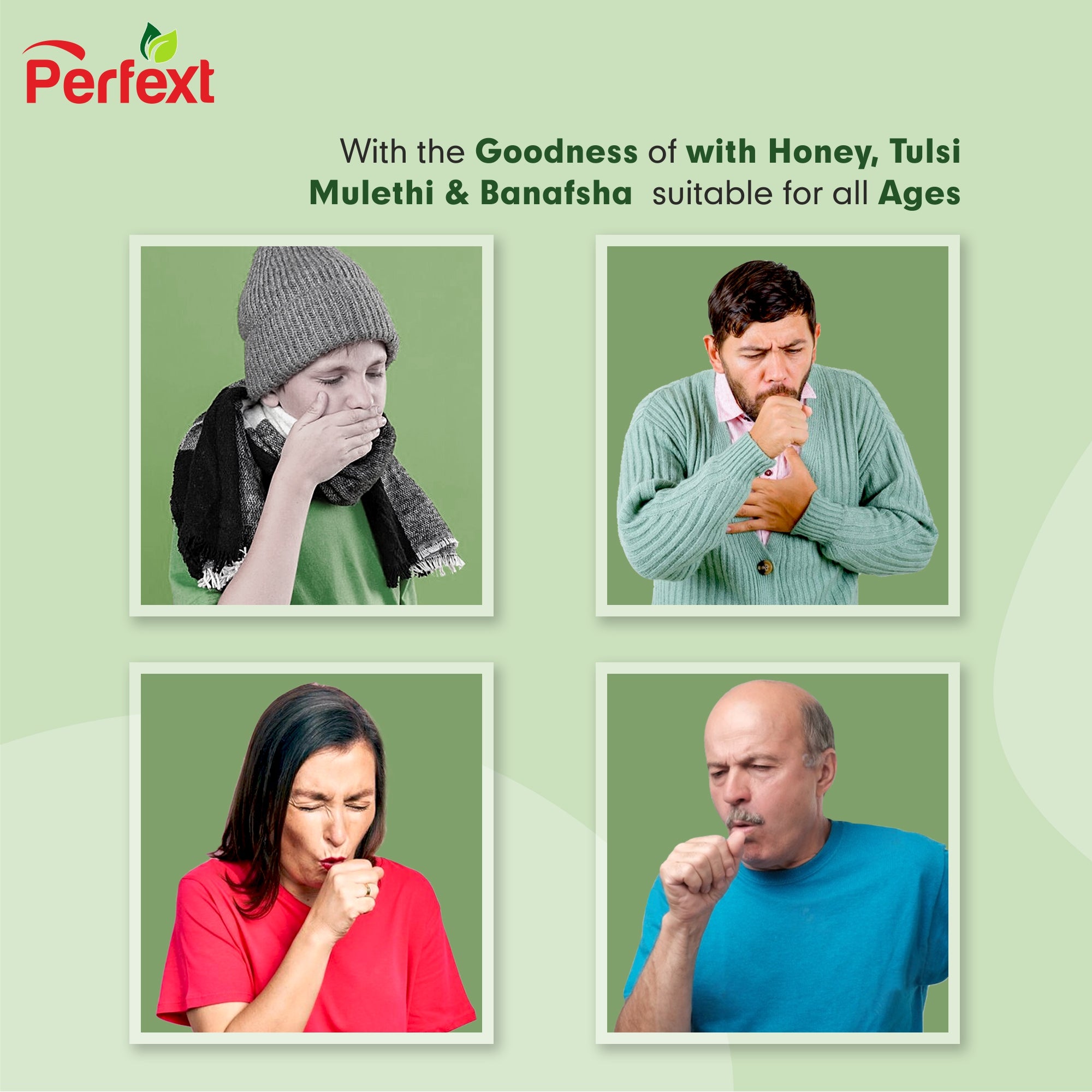 Perfext Life Ayurvedic Cough Syrup with the goodness of natural ingredients