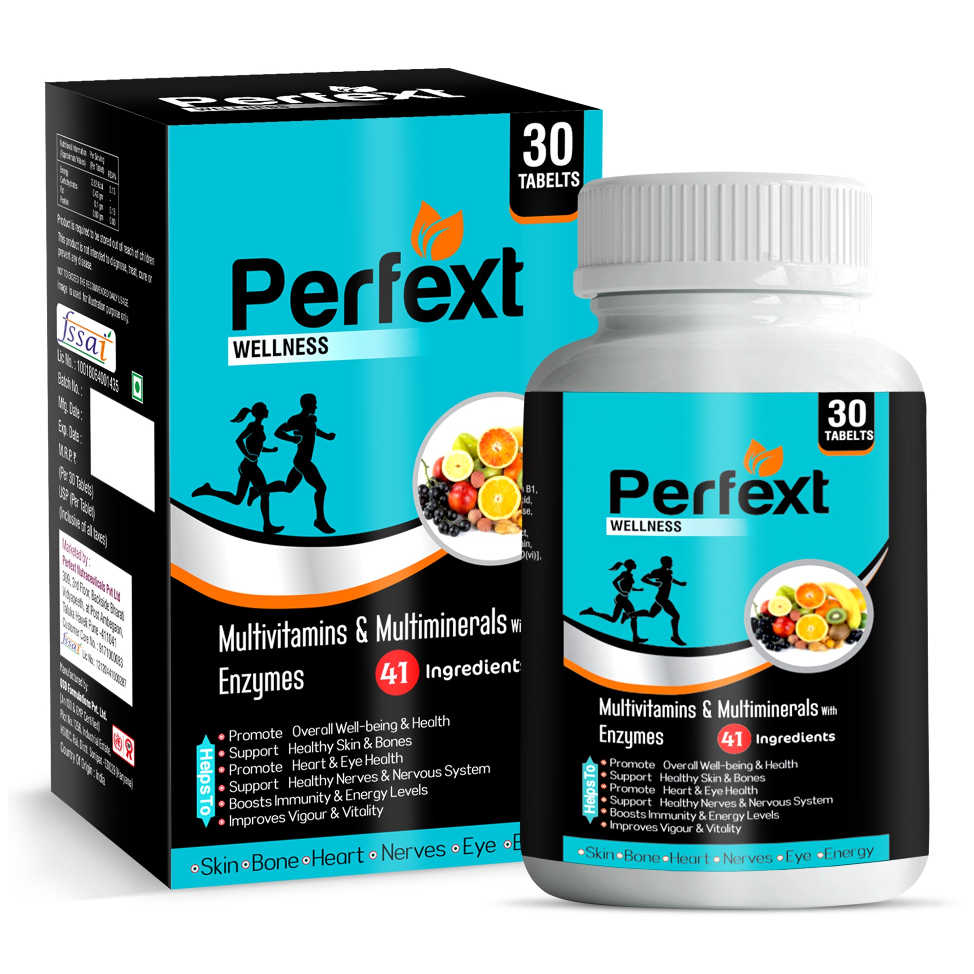 Perfext Life Ayurvedic Multivitamins & Multiminerals - Enhance Vitality & Immunity (Unisex)